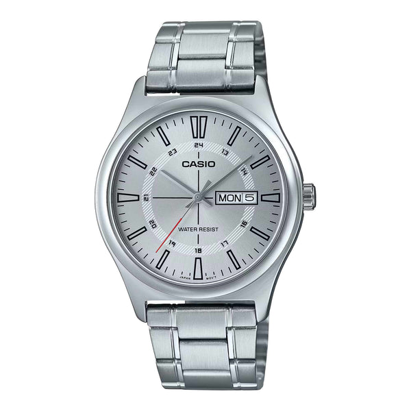 Casio Men's Quartz Day Date Watch 38mm Classic Silver