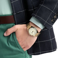 Thumbnail for Casio Dress 38mm Gold Men's Neutral Analogue Watch