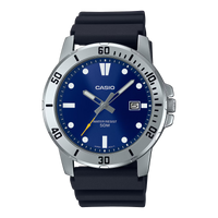 Thumbnail for Casio Men's Quartz Date Watch 45mm Blue Silver