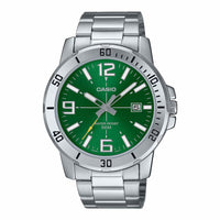 Thumbnail for Casio Men's Quartz Date Watch 45mm Sport Silver Green