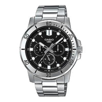 Thumbnail for Casio Men's Black Silver Watch