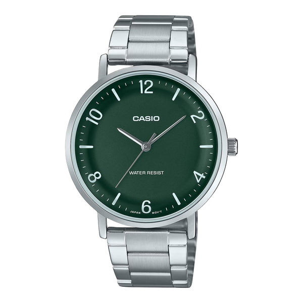 Casio Men's Quartz Dress Watch 40mm Green