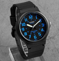 Thumbnail for Casio Standard 44mm Black Blue Men's Analogue Watch