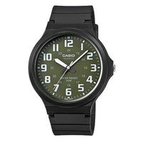 Thumbnail for Casio Standard 48mm Black Men's Green Analogue Watch
