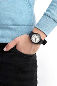 Thumbnail for Casio Standard 44mm Black White Men's Analogue Watch