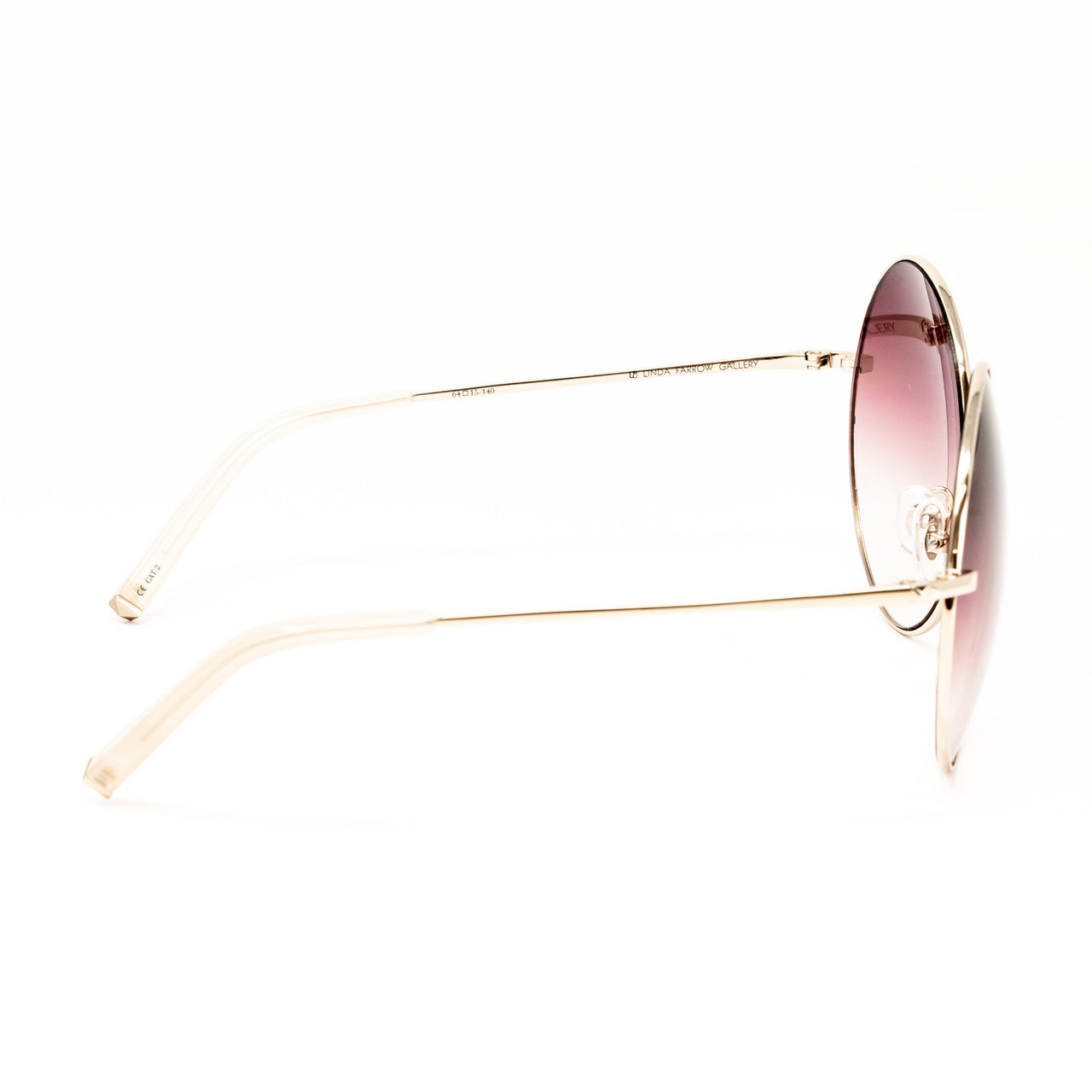 Matthew Williamson x Linda Farrow Gold Sunglasses