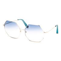 Thumbnail for Matthew Williamson x Linda Farrow Blue Octagonal Sunglasses