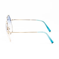 Thumbnail for Matthew Williamson x Linda Farrow Blue Octagonal Sunglasses