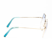 Thumbnail for Matthew Williamson x Linda Farrow Blue Octagonal Sunglasses