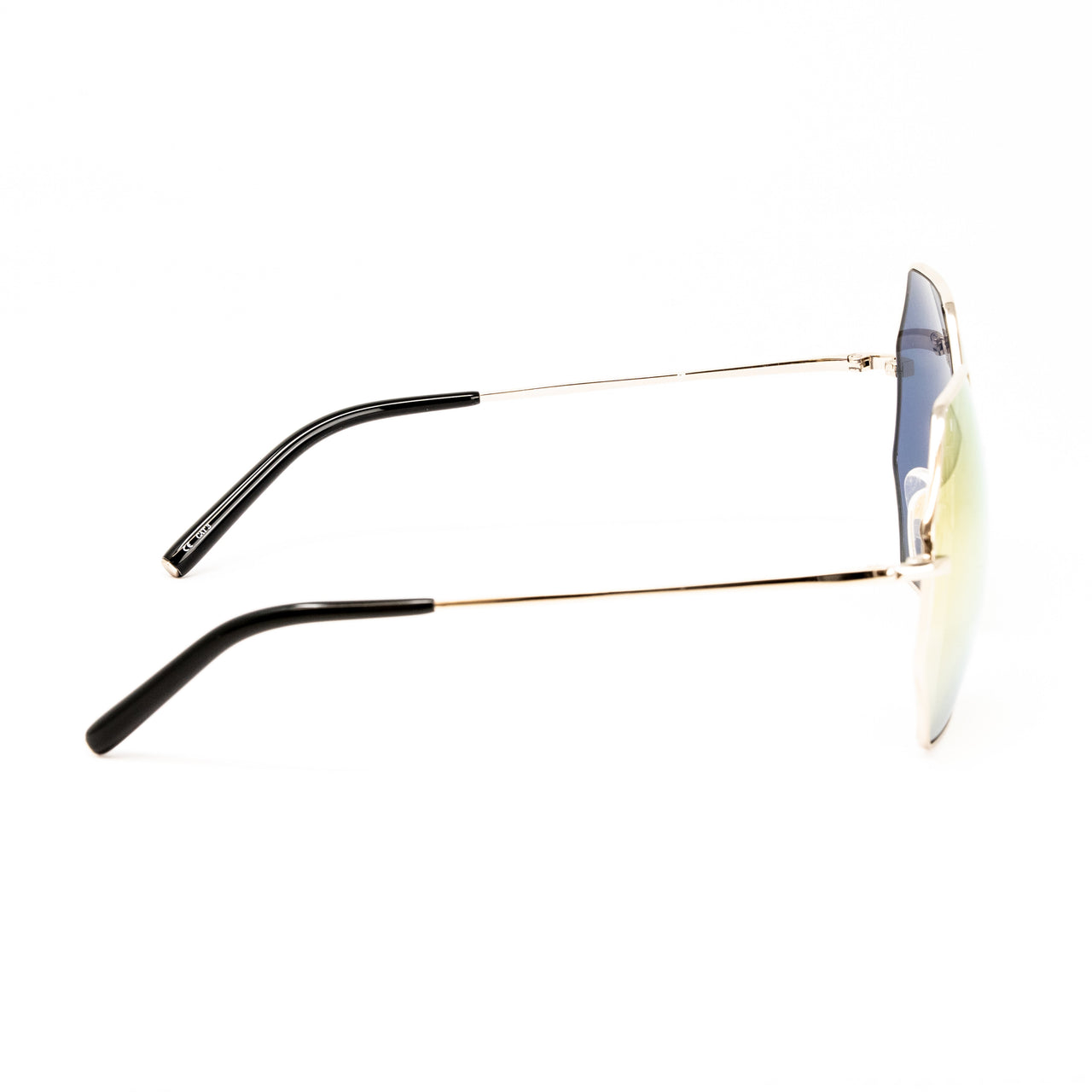 Matthew Williamson x Linda Farrow Yellow Octagonal Sunglasses