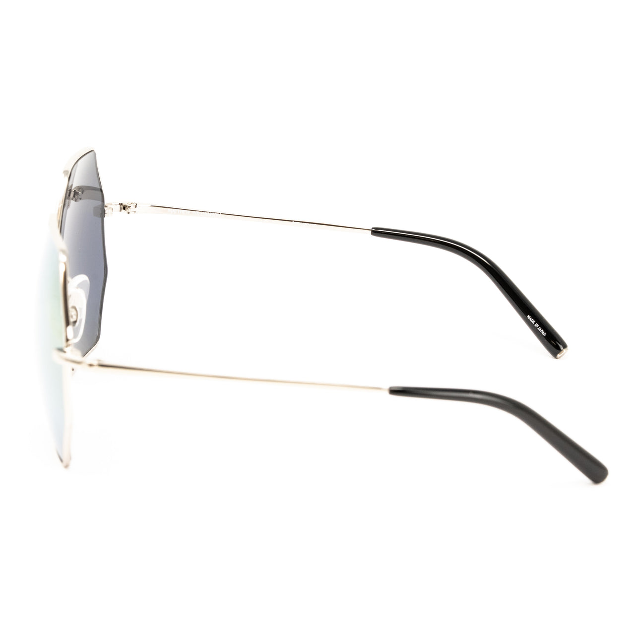 Matthew Williamson x Linda Farrow Octagonal Silver Sunglasses
