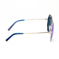 Thumbnail for Matthew Williamson x Linda Farrow Blue octagonal Sunglasses