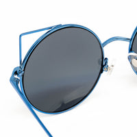 Thumbnail for Matthew Williamson x Linda Farrow Blue Cat-eye Sunglasses
