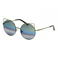Thumbnail for Matthew Williamson x Linda Farrow Green Cat-eye Sunglasses