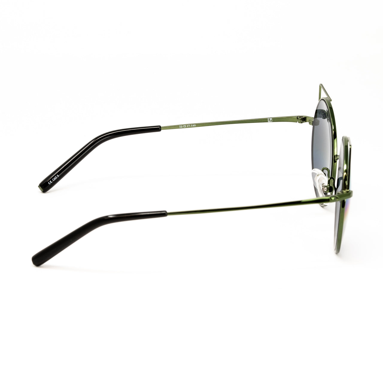 Matthew Williamson x Linda Farrow Green Cat-eye Sunglasses