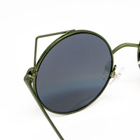 Thumbnail for Matthew Williamson x Linda Farrow Green Cat-eye Sunglasses