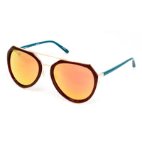 Thumbnail for Matthew Williamson x Linda Farrow Red and Teal Sunglasses