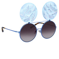 Thumbnail for Matthew Williamson x Linda Farrow Blue Sunglasses