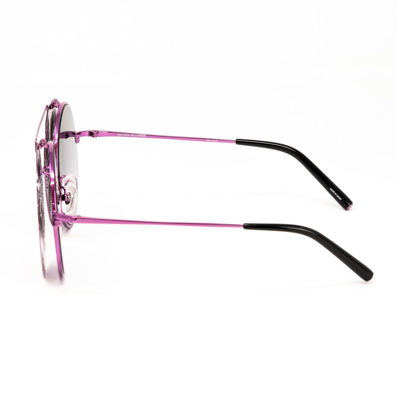 Matthew Williamson x Linda Farrow Purple Flip-up Sunglasses
