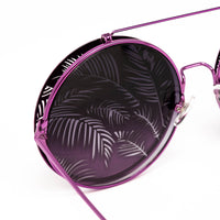 Thumbnail for Matthew Williamson x Linda Farrow Purple Flip-up Sunglasses