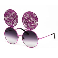 Thumbnail for Matthew Williamson x Linda Farrow Purple Flip-up Sunglasses