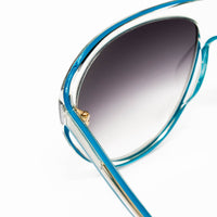 Thumbnail for Matthew Williamson x Linda Farrow Blue Sunglasses