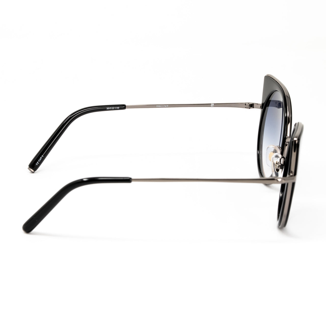 Matthew Williamson x Linda Farrow Black Sunglasses