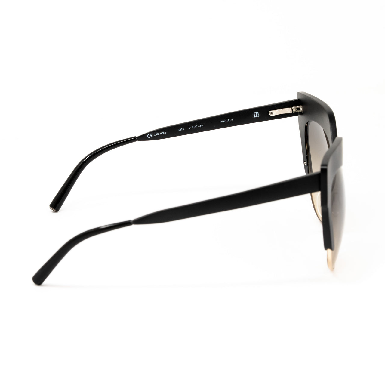 Matthew Williamson x Linda Farrow Black Sunglasses