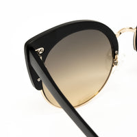 Thumbnail for Matthew Williamson x Linda Farrow Black Sunglasses