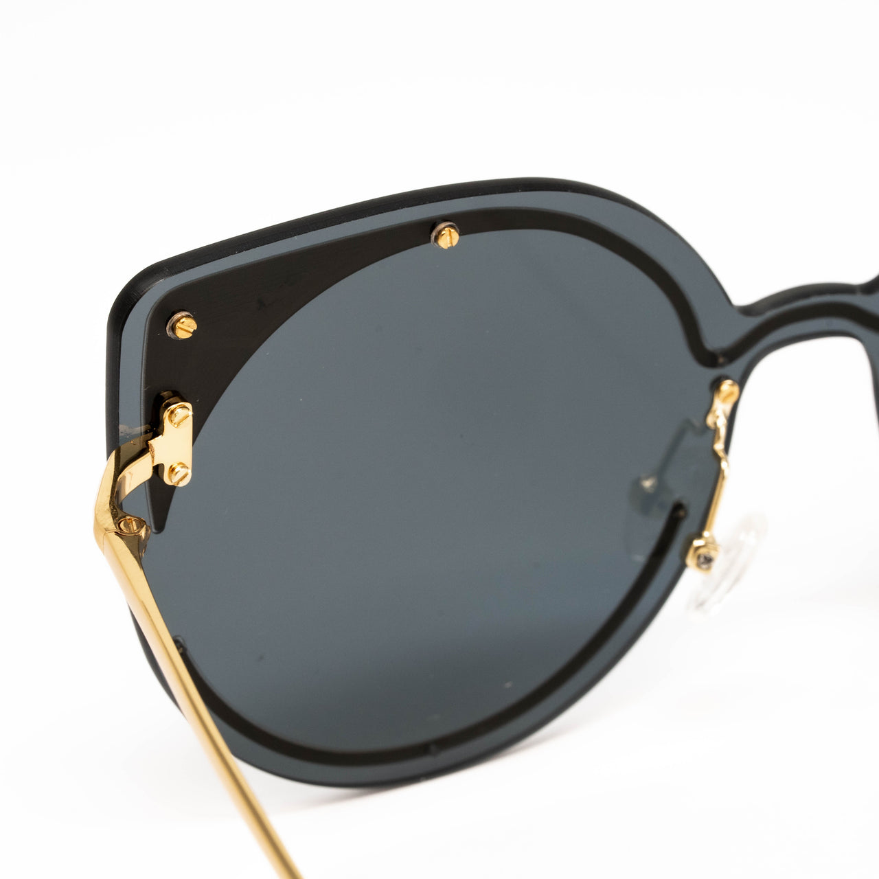Matthew Williamson x Linda Farrow Gold Cat-eye Sunglasses