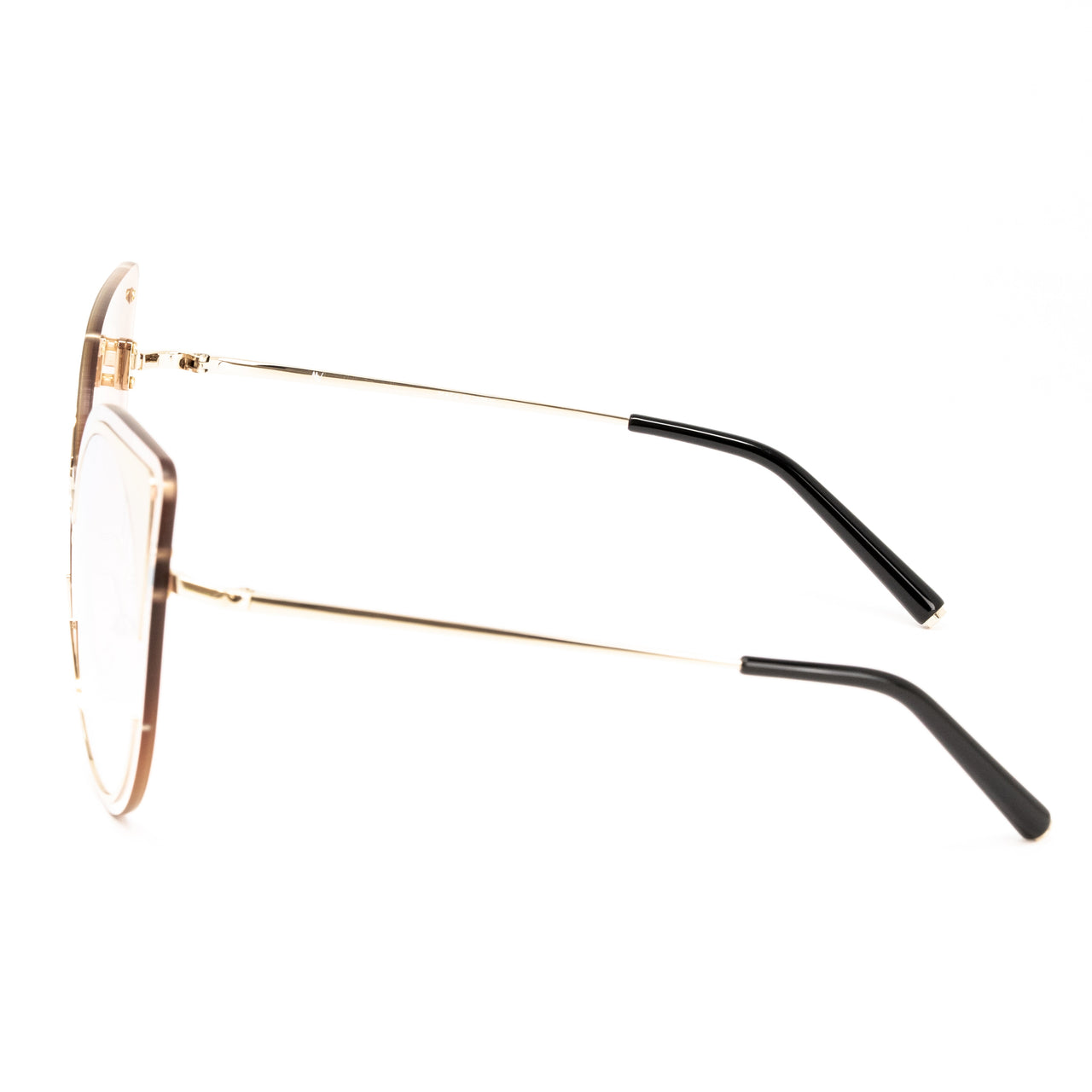 Matthew Williamson x Linda Farrow Gold Cat-eye Sunglasses