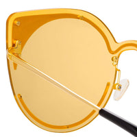 Thumbnail for Matthew Williamson x Linda Farrow Yellow Sunglasses