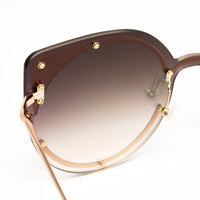 Thumbnail for Matthew Williamson x Linda Farrow Pink Cat-eye Sunglasses