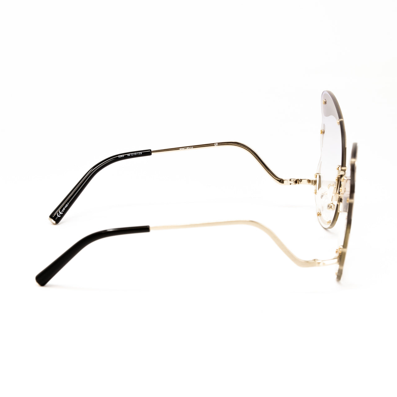 Matthew Williamson x Linda Farrow Gold Butterrfly Sunglasses