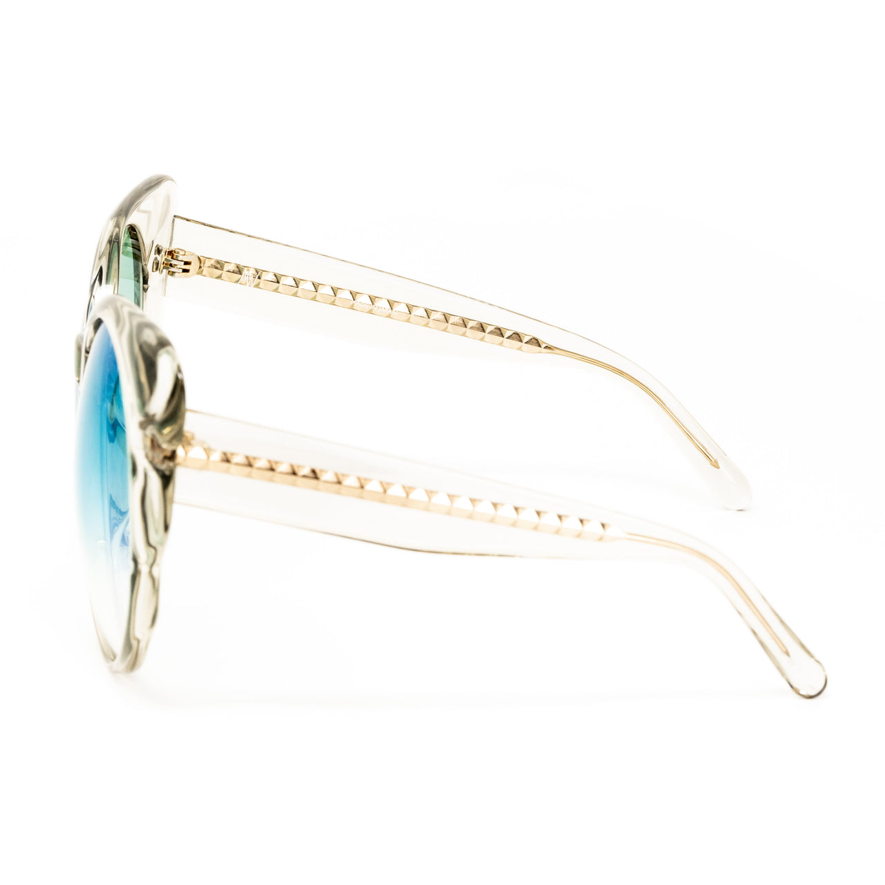 Matthew Williamson x Linda Farrow Clear Sunglasses
