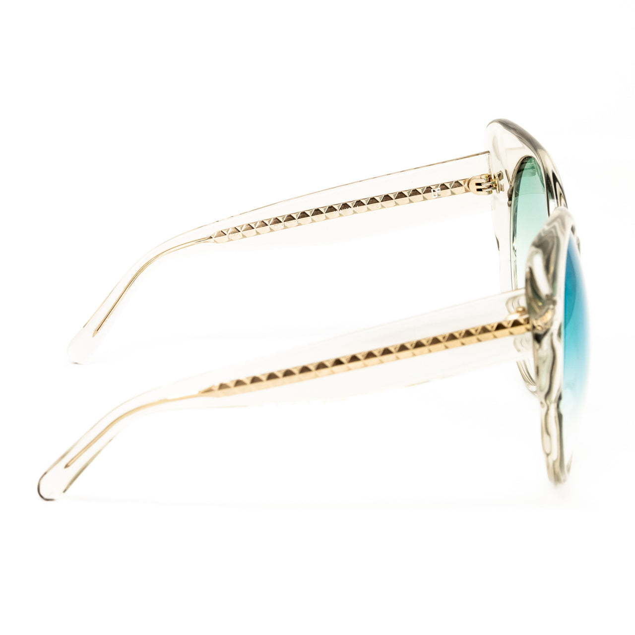 Matthew Williamson x Linda Farrow Clear Sunglasses