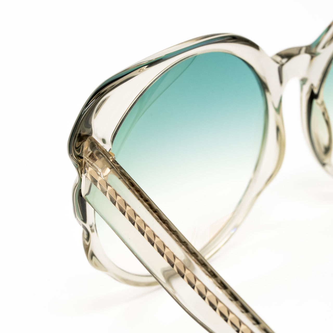 Matthew Williamson x Linda Farrow Clear Sunglasses