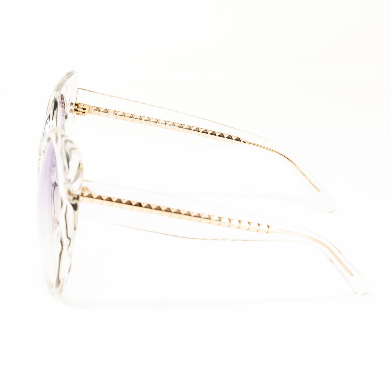 Matthew Williamson x Linda Farrow Clear Sunglasses