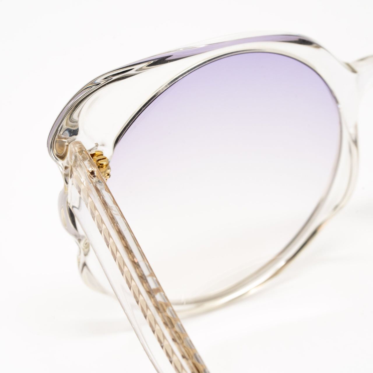 Matthew Williamson x Linda Farrow Clear Sunglasses