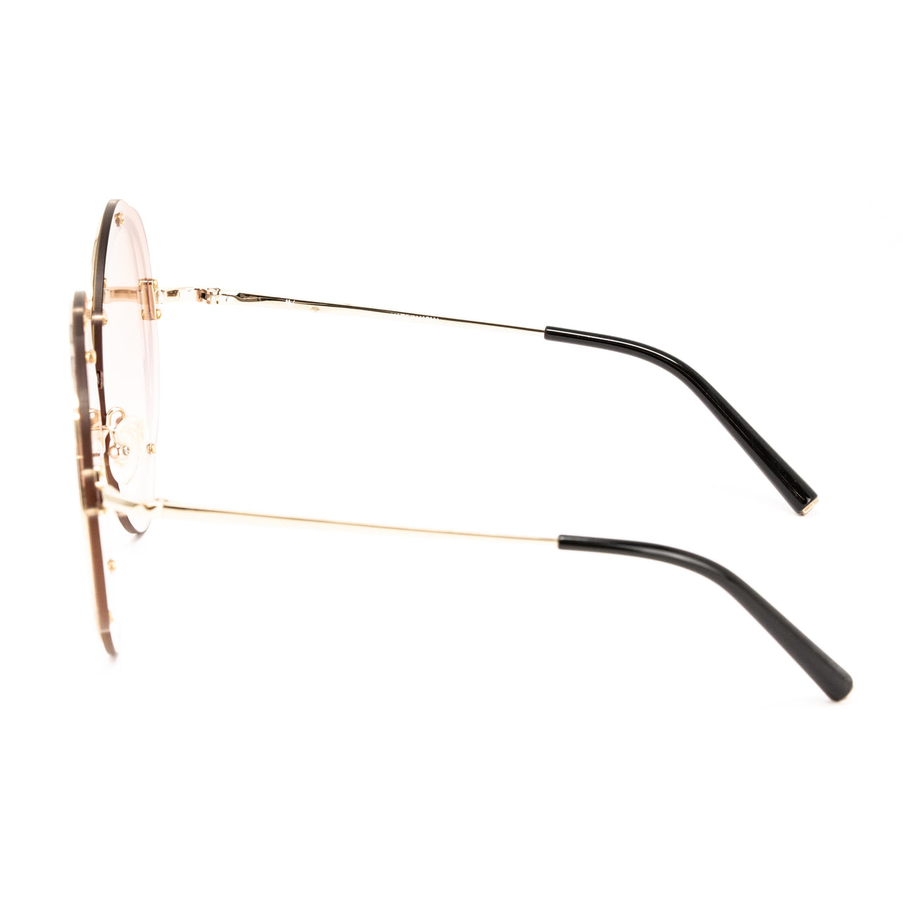 Matthew Williamson x Linda Farrow Geometric Gold Sunglasses