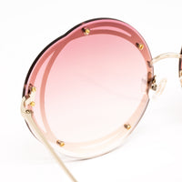 Thumbnail for Matthew Williamson x Linda Farrow Geometric Gold Sunglasses