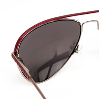 Thumbnail for Matthew Williamson x Linda Farrow Burgundy Sunglasses