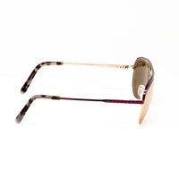 Thumbnail for Matthew Williamson x Linda Farrow Gold Mirror Sunglasses