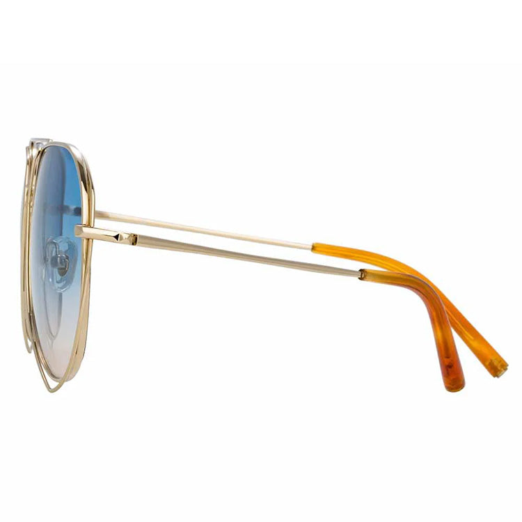 Matthew Williamson x Linda Farrow Blue Sunglasses