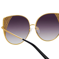 Thumbnail for Matthew Williamson x Linda Farrow Purple Sunglasses