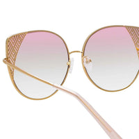 Thumbnail for Matthew Williamson x Linda Farrow Pink Sunglasses