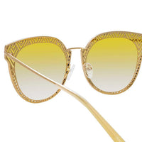 Thumbnail for Matthew Williamson x Linda Farrow Yellow Sunglasses