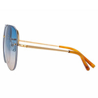 Thumbnail for Matthew Williamson x Linda Farrow Blue Sunglasses