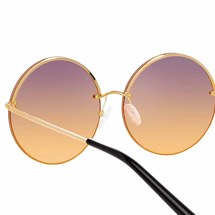 Matthew Williamson x Linda Farrow Round Sunglasses