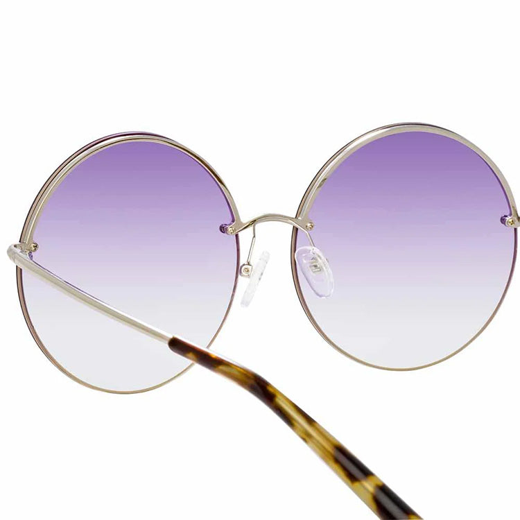 Matthew Williamson x Linda Farrow Purple Sunglasses